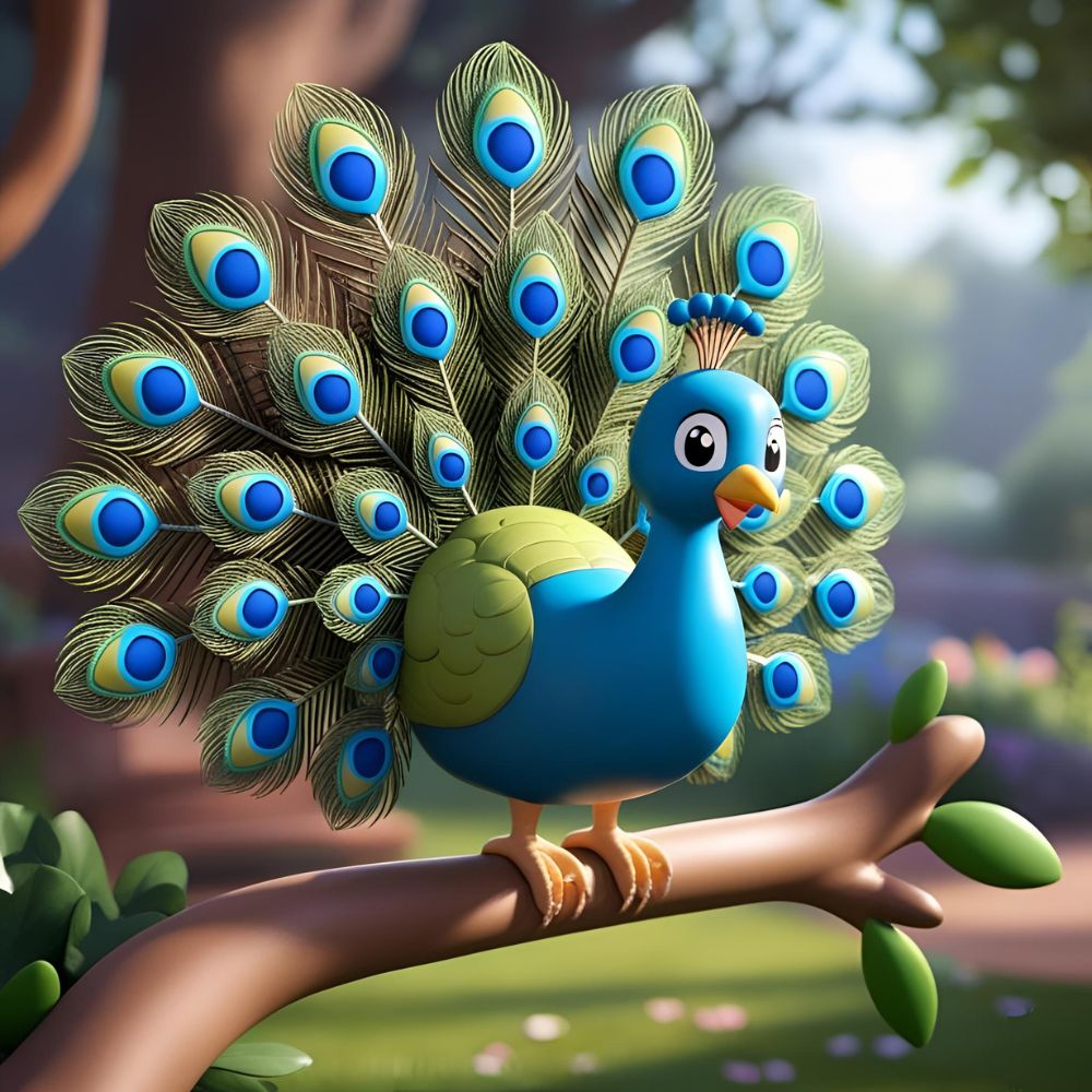 Colorful Peacock